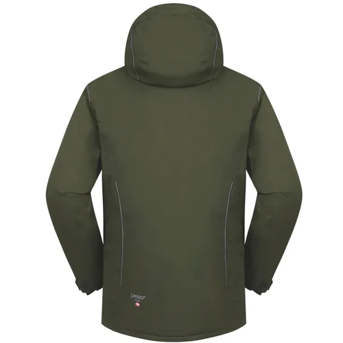 Neperšlampanti šilta striukė Pesso Helsinki, Olive Green žalia - S image 3