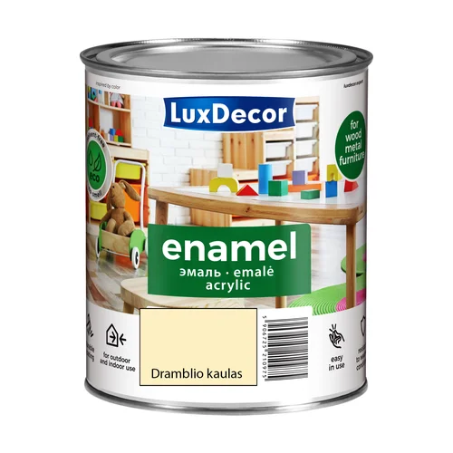 LUXDECOR Akrilinė emalė, 0,75 l, Dramblio kaulas image 1