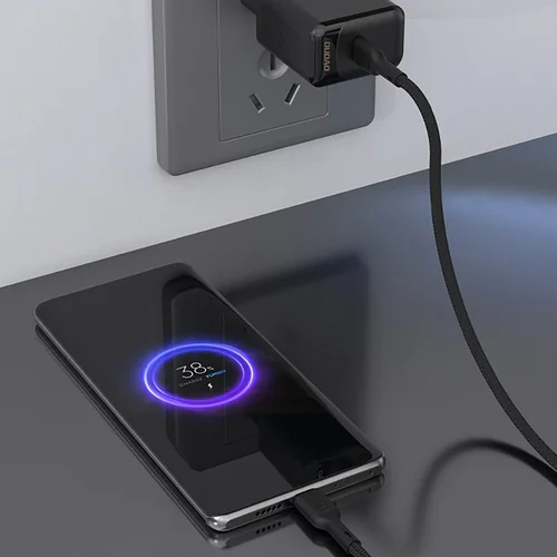 Dudao L9C USB-C į USB-C 65W 2.0m Juodas image 3