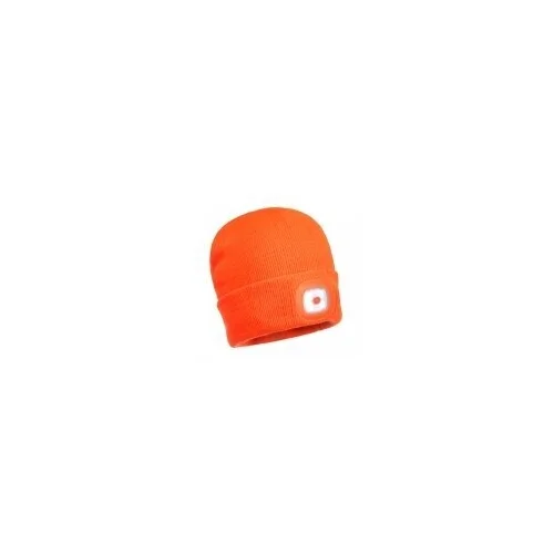 Kepurė PORTWEST B029 su USB pakraunamu LED galvos žibintu - Oranžinė image 3