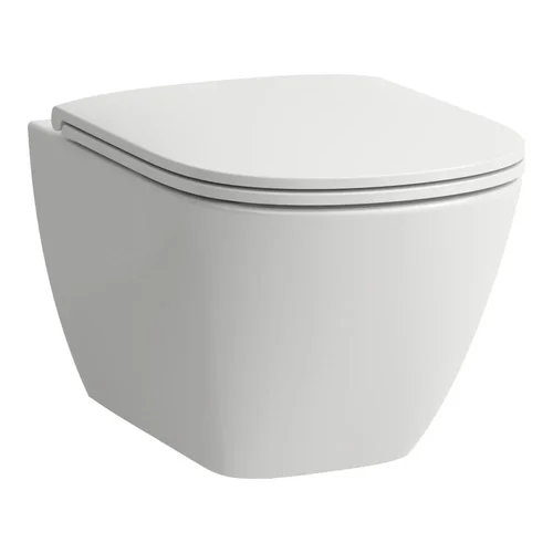 LAUFEN LUA Rimless Pakabinamas klozetas su dangčiu, balta sp. image 1