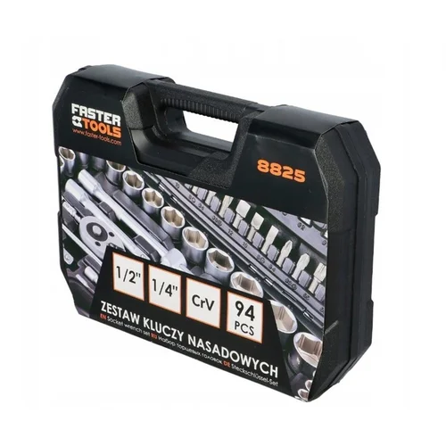 Galvučių komplektas Faster Tools FT313-05, 94 vnt. image 3