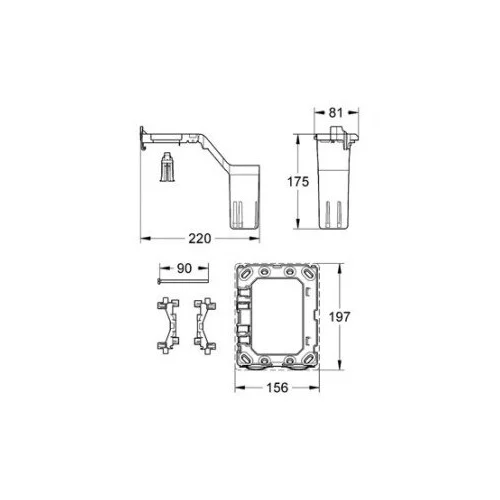 Grohe Fresh 38796000 rezervuaras tabletėms image 3
