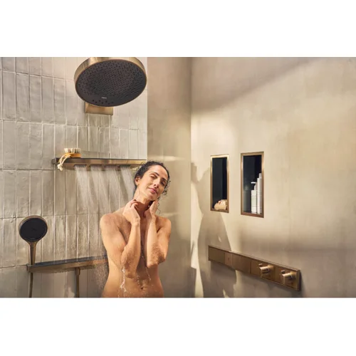 Hansgrohe Rainfinity 130 3jet EcoSmart 26865140 Rankinis dušas – šlifuotos bronzos image 3