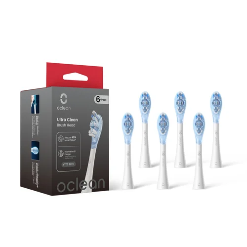 Oclean Brush Head 6-PK Ultra Clean UC03 W06 White image 1
