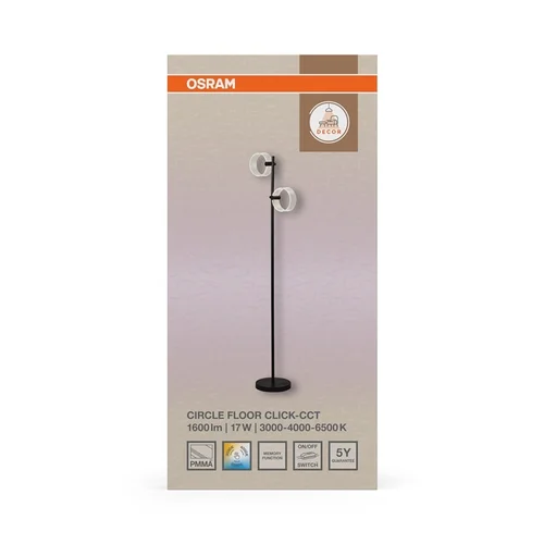 Osram LED toršeras, 17W, 3000–6500K, Juoda image 3