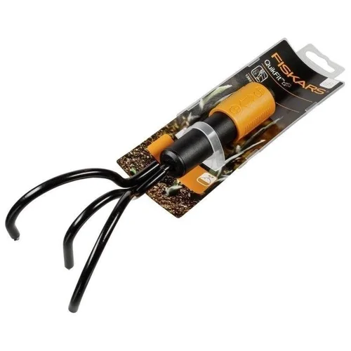 Fiskars Quick Fit Grubber kultivatorius, 33 cm, 3 dantų image 2