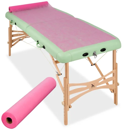 Habys neaustinė paklodė 70 cm × 50 m, rožinė image 1