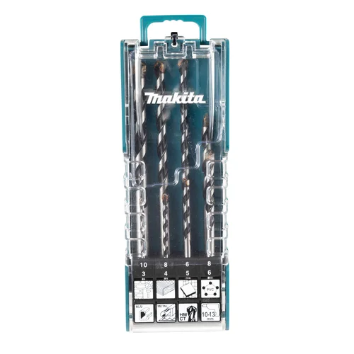 Makita E-15855 universalus TCT grąžtų rinkinys 3-10 mm image 2