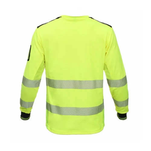 BoSafety TS-RICOLONG-C2-0400 marškinėliai ilgomis rankovėmis, 3XL, Hi-Vis Oranžinė image 2
