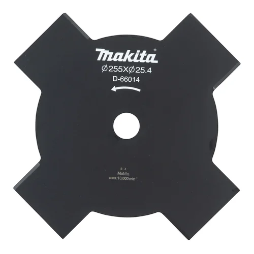 Makita D-66014 4-ašmenų krūmapjovės peilis, 255x25,4 mm image 1
