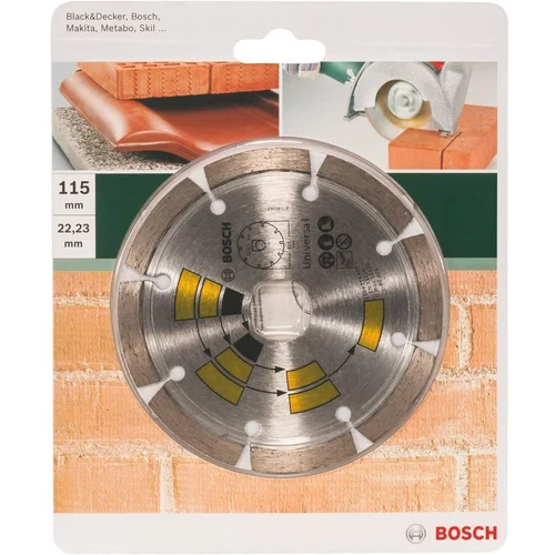 BOSCH Deimantinis pjovimo diskas 115 mm Universalus image 2