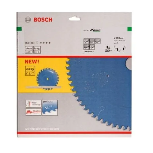 Bosch Expert for Wood pjovimo diskas 250x30x2.4mm Z60 image 2