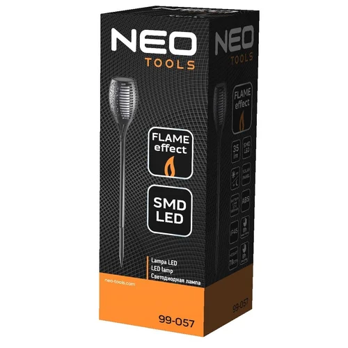 Neo Tools SMD Pakraunamas sodo žibintas su ugnies efektu image 3