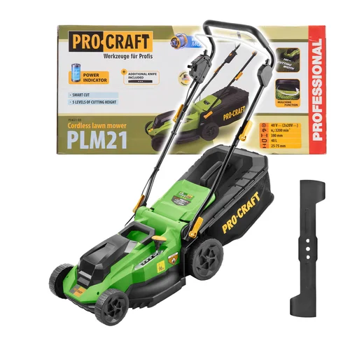 Akumuliatorinė vejapjovė ProCraft PLM21bb 380 mm image 1