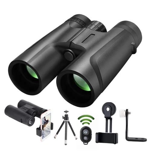 Imaisen Žiūronai 12x42 HD su trikoju, Bluetooth kontroleriu ir telefono laikikliu image 1