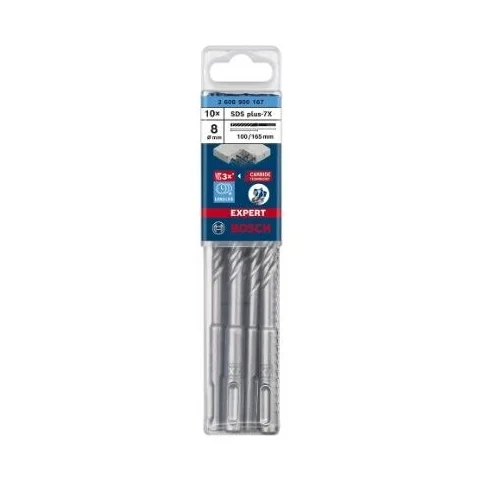 Bosch SDS-plus Grąžtas betonui 8x100x165 mm, 10 vnt. image 1