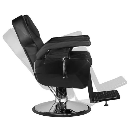 Hair System New York barberio kėdė, juoda image 2
