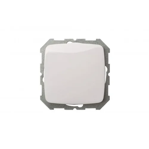 LIREGUS ALFA skambučio mygtukas, Baltos spalvos, IP44 image 1