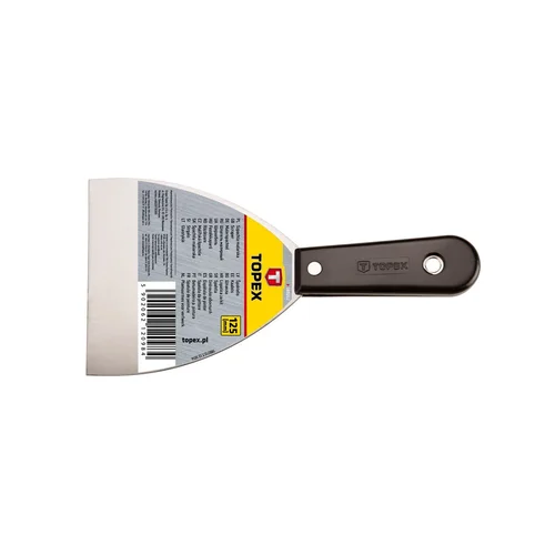 TOPEX glaistyklė 125 mm su plastmasine rankena image 2