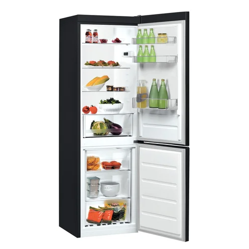 Indesit LI8 SN2E K 1 Juodas dviejų durų šaldytuvas image 2