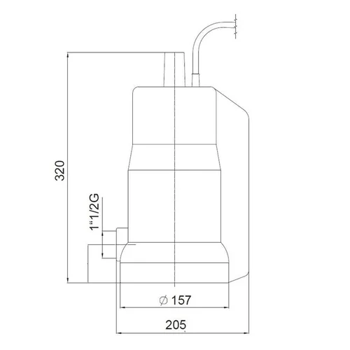 Marina STS 550-G drenažinis siurblys 550 W image 3