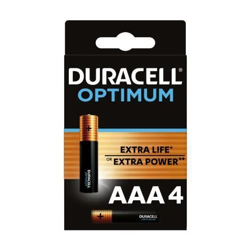 DURACELL OPTIMUM AAA/LR03 1.5V, 4 vnt image 2