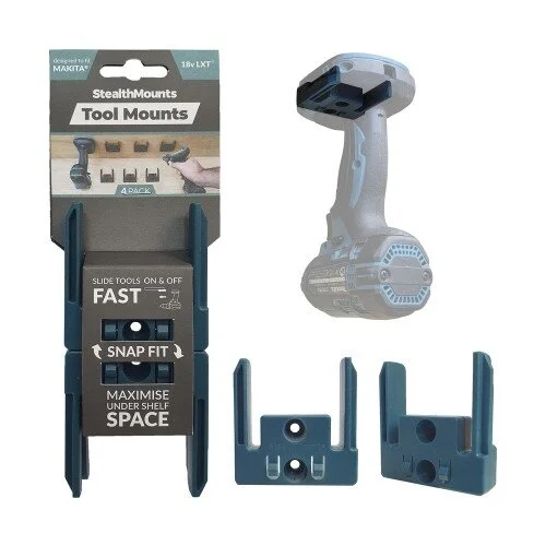StealthMounts TM-MK18-BLU-4 Makita 18V LXT laikikliai image 1