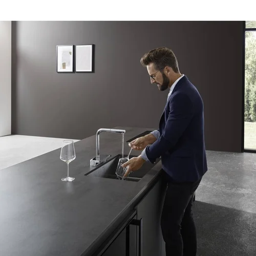 Hansgrohe Aquno Select M81 73830000 virtuvinis maišytuvas Chromo image 3