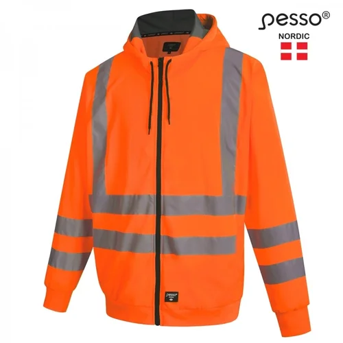 PESSO FL03 HI-VIS džemperis su gobtuvu, oranžinis, 2XL image 1