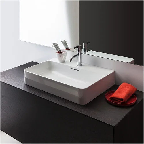 Laufen Val pastatomas ant stalviršio praustuvas su nušlifuota apačia - 600x420mm image 2