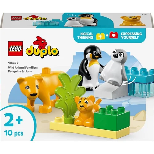 LEGO® Duplo Laukinių gyvūnų šeimos 10442, 10 vnt. image 1
