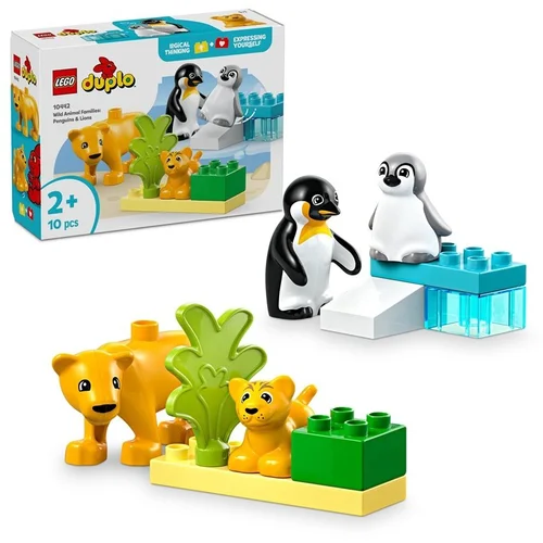 LEGO® Duplo Laukinių gyvūnų šeimos 10442, 10 vnt. image 2