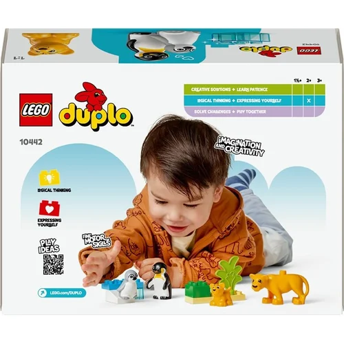 LEGO® Duplo Laukinių gyvūnų šeimos 10442, 10 vnt. image 3