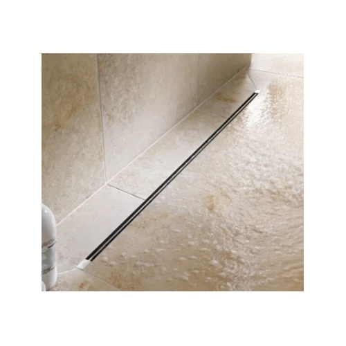 Bielbet Slim metalinis dušo latakas 70 cm Juoda image 3