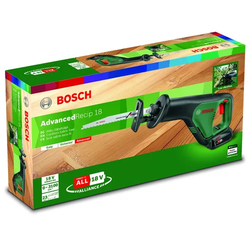 Bosch AdvancedRecip 18 V akumuliatorinis tiesinis pjūklas image 3