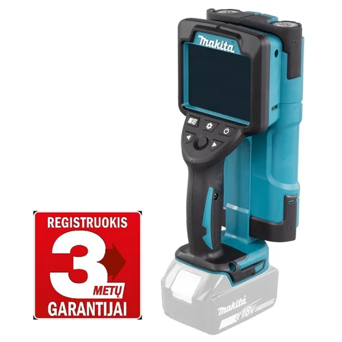 Makita DWD181ZJ akumuliatorinis grindų ir sienų skeneris image 2