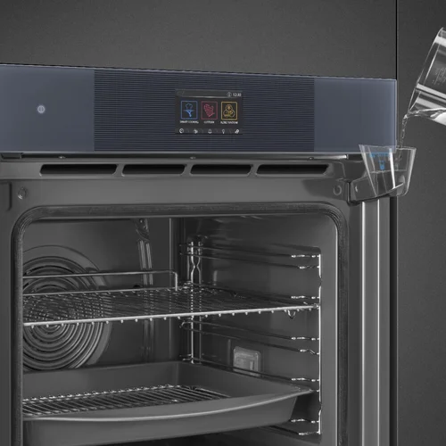 SMEG SOP6104S2PG įmontuojama 60 cm garinė orkaitė Pilka image 3