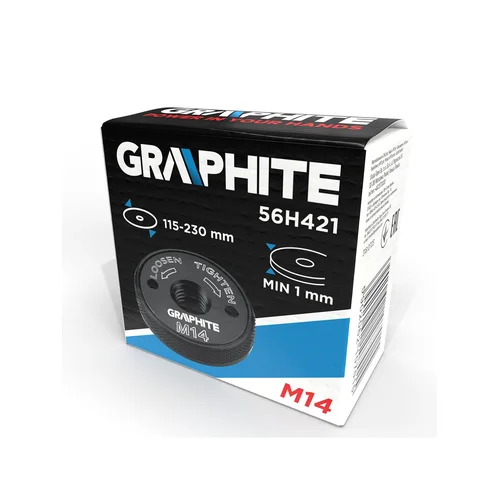 GRAPHITE Greito veikimo veržlė kampiniam šlifuokliui M14 image 2