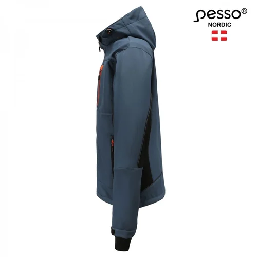 PESSO Orion Softshell demisezoninė striukė su TPU membrana, mėlyna, 2XL image 3