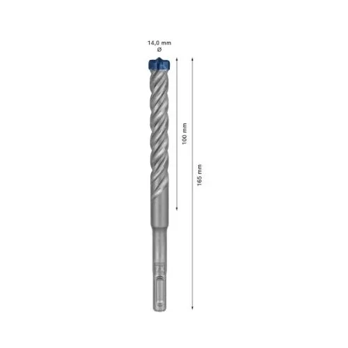 Bosch SDS-plus grąžtas betonui 14x100x165 mm image 3