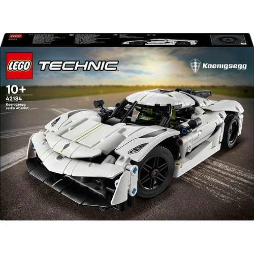 LEGO Technic Koenigsegg Jesko Absolut White Hypercar 42184 image 1