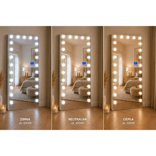 Beauty System HOLLYWOOD LED veidrodis 175 × 80 cm image 3