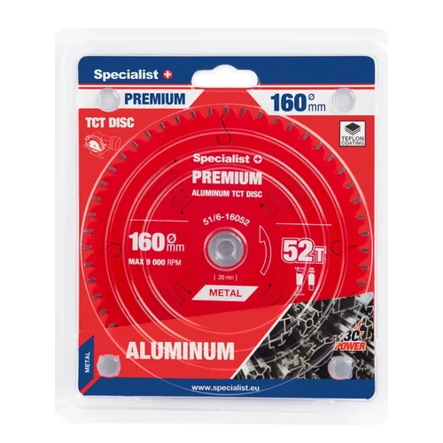Specialist+ Pjovimo diskas 160x52Tx20mm Aluminium PREMIUM image 1