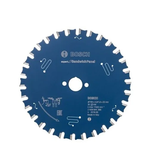 Pjovimo diskas Bosch Expert for Sandwitch Panel, 165x20x2.0/1.6x30, 2608644366 image 1