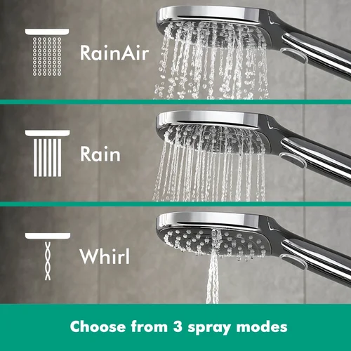 Hansgrohe Raindance E120 3JET dušo galvutė 26521000 Chromo image 2