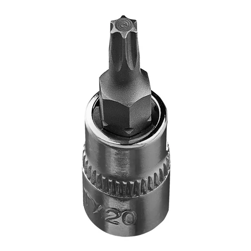 TORX TX20 antgalis su 1/4" galvute, trumpas, 37 mm image 3