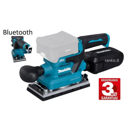 Makita DBO381ZU Akumuliatorinis šlifuoklis, 18 V, 93×228 mm image 1
