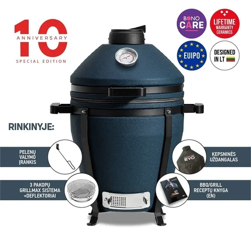 Kamado Bono MINIMO EVO 16 Grilis, Mėlyna, 54 cm image 1