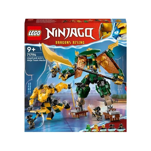 LEGO 71794 Lloyd and Arin nindzių komandos robotai image 1